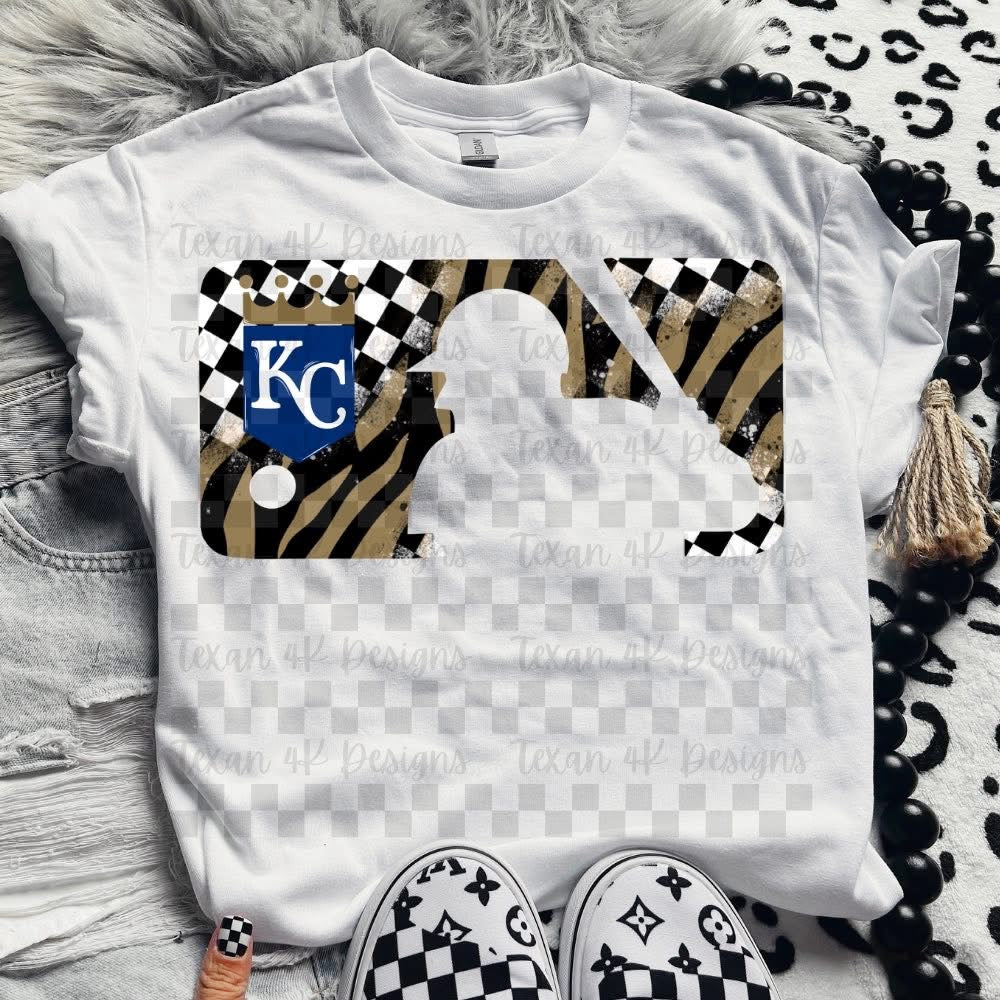 Zebra and checkered baseball collection