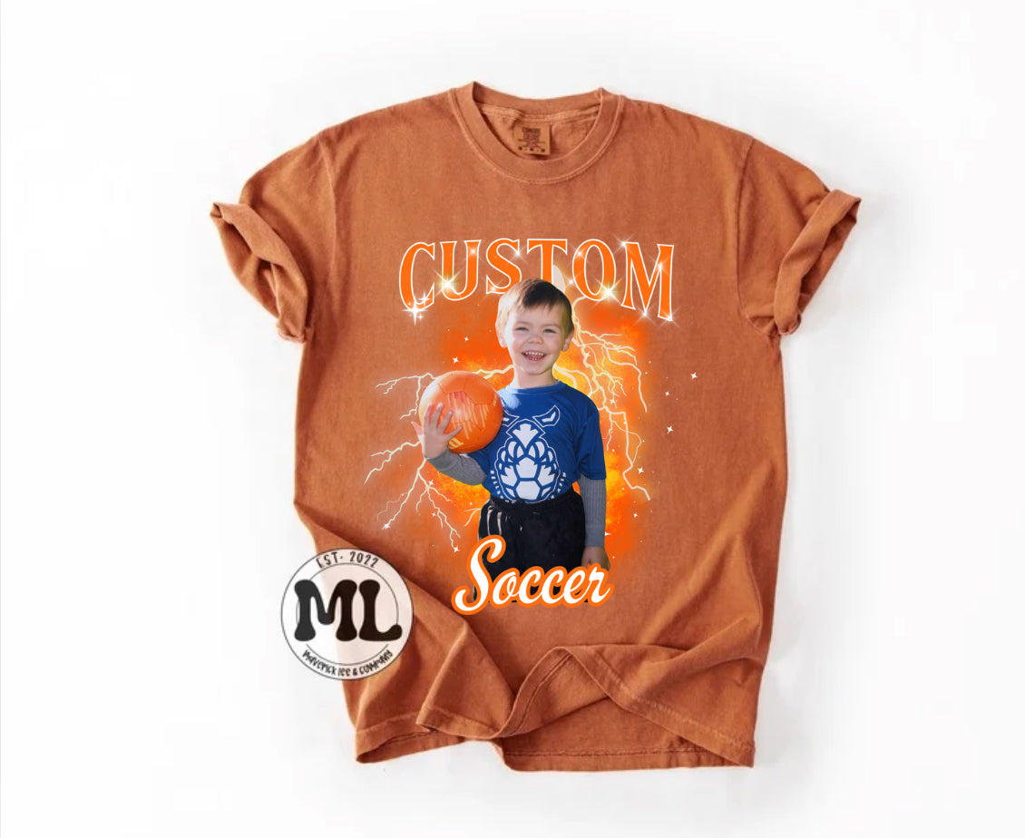 Custom lightning tee