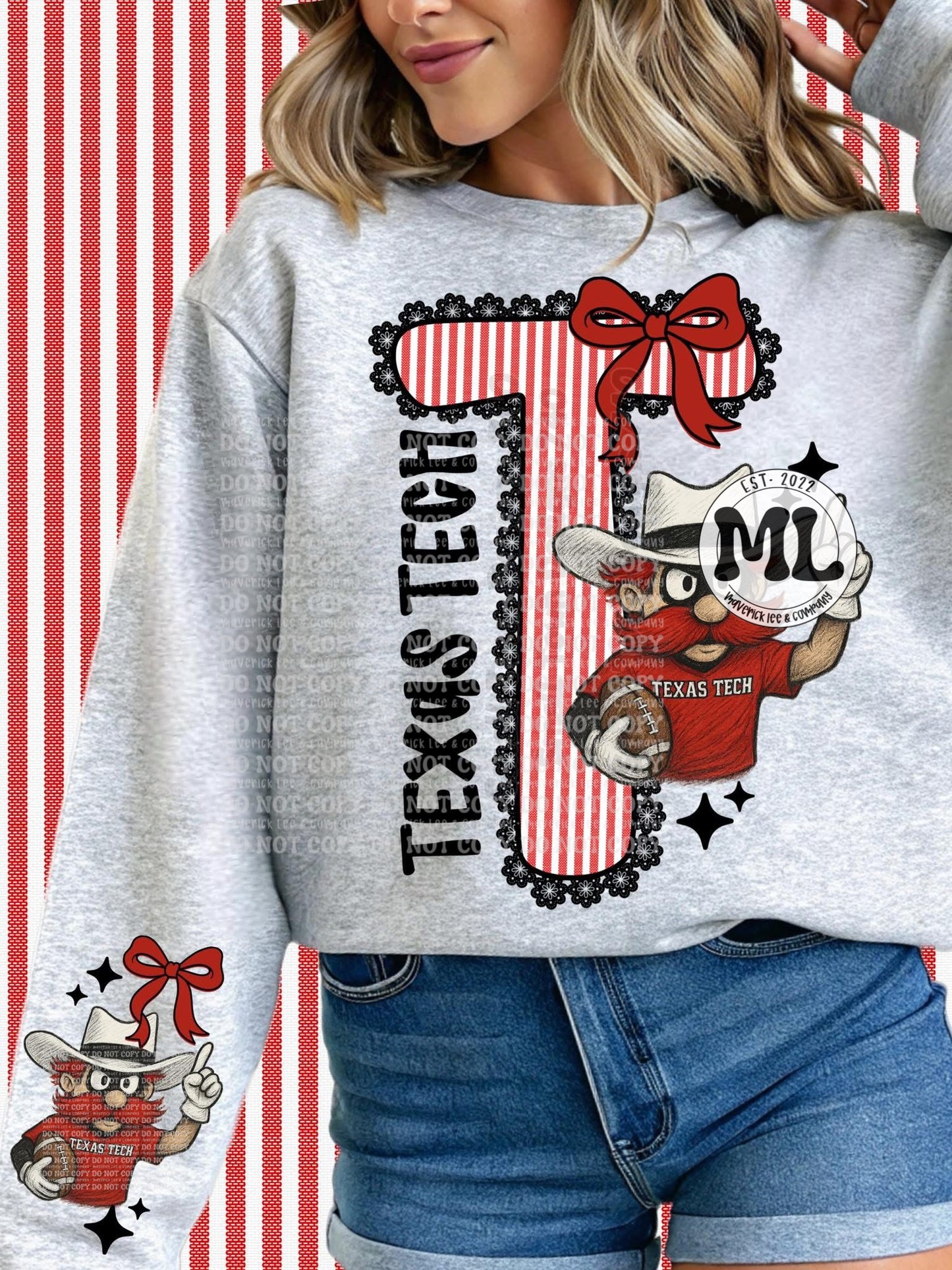 Seersucker football with sleeve collection