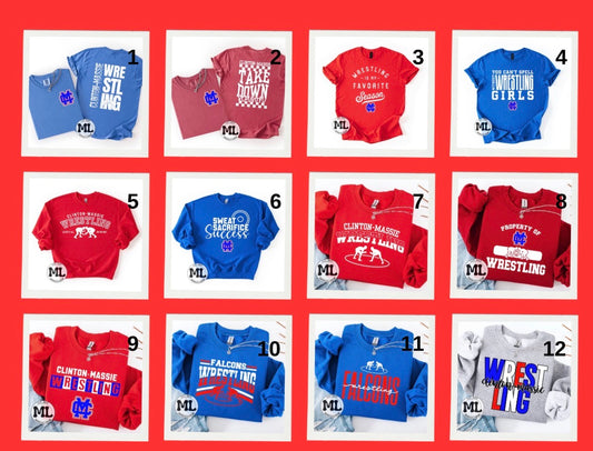 Clinton-Massie wrestling collection