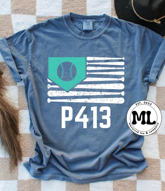 P413 - baseball flag