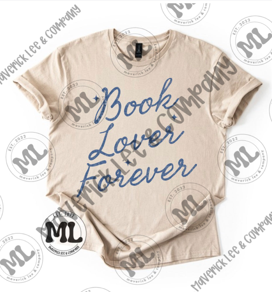 Book lover blue