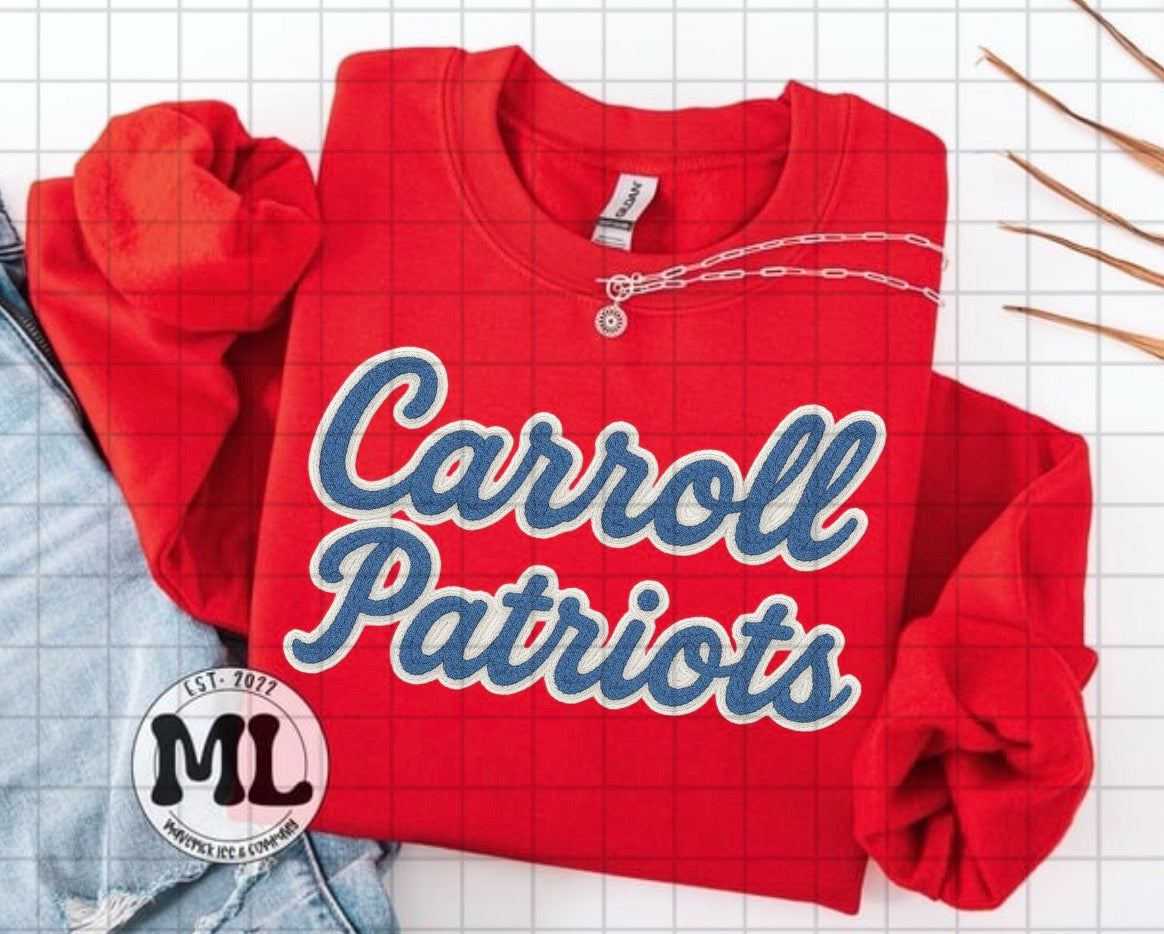 Carroll faux crochet