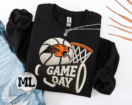 Beavercreek basketball game day faux crochet
