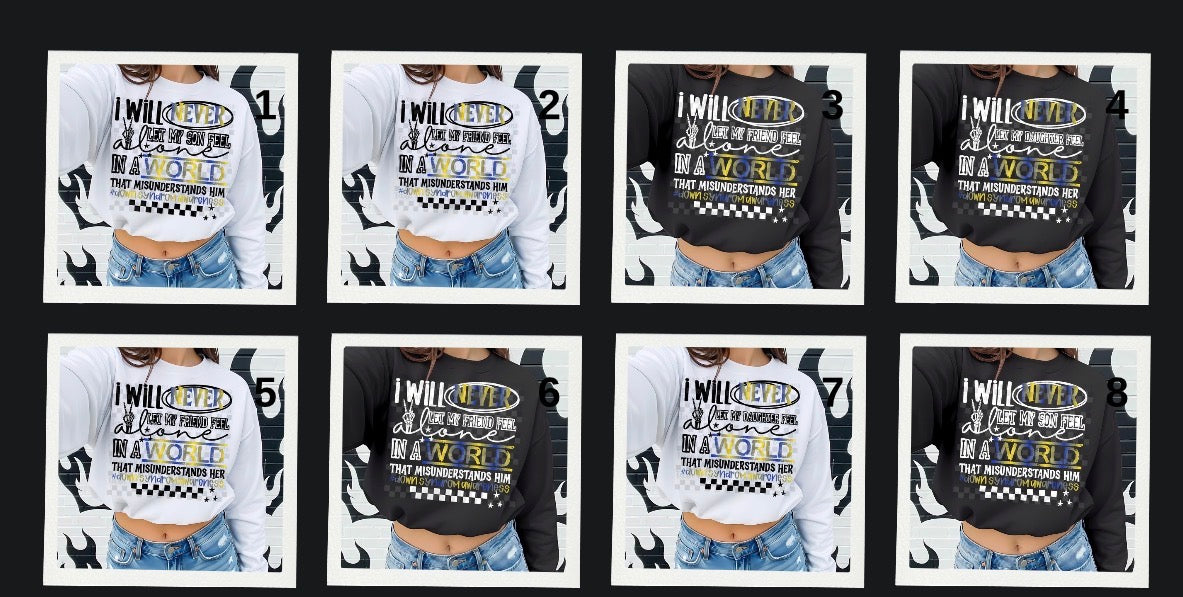 In a world that misunderstands - Down syndrome collection