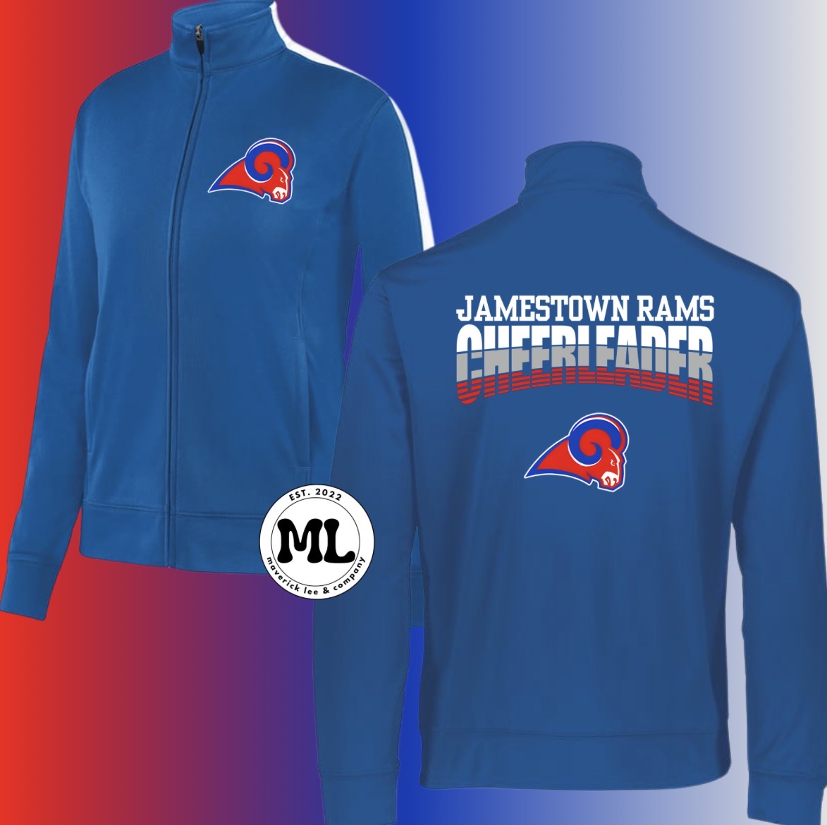 Jamestown cheer jacket