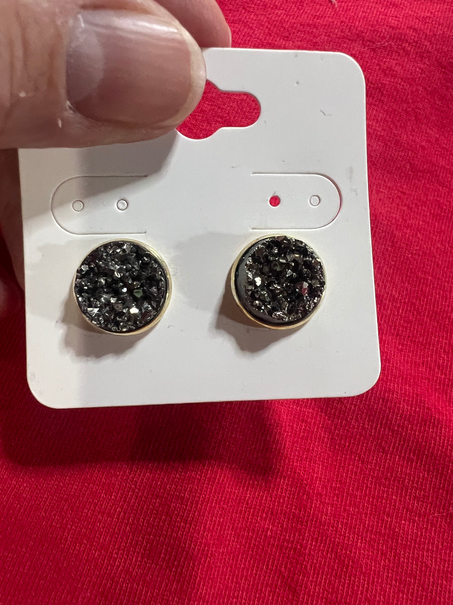 In stock earrings 12mm