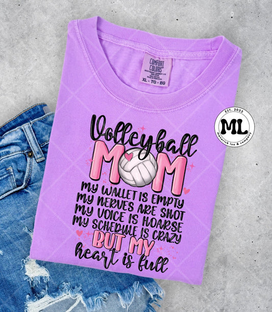 Volleyball mom heart is full