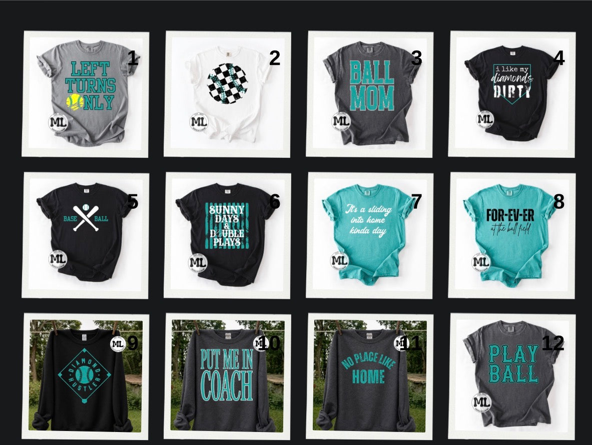 Teal ball collection