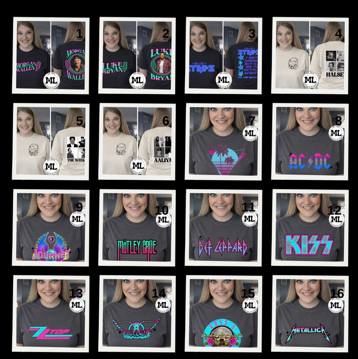 Neon music collection
