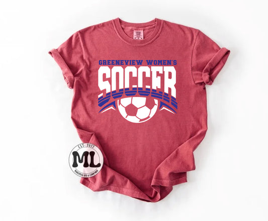 Greeneview soccer - duo tone
