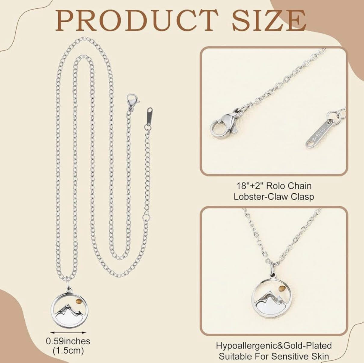 Pearl Mountain Mustard Seed Necklace - Christian Jewelry - Christian Necklace  - Christian Gift