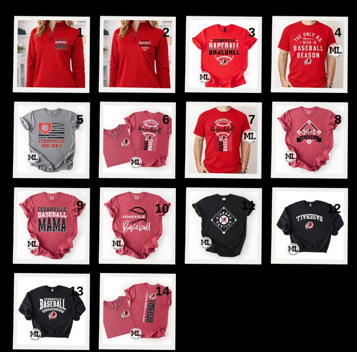 Cedarville Indians Baseball Collection