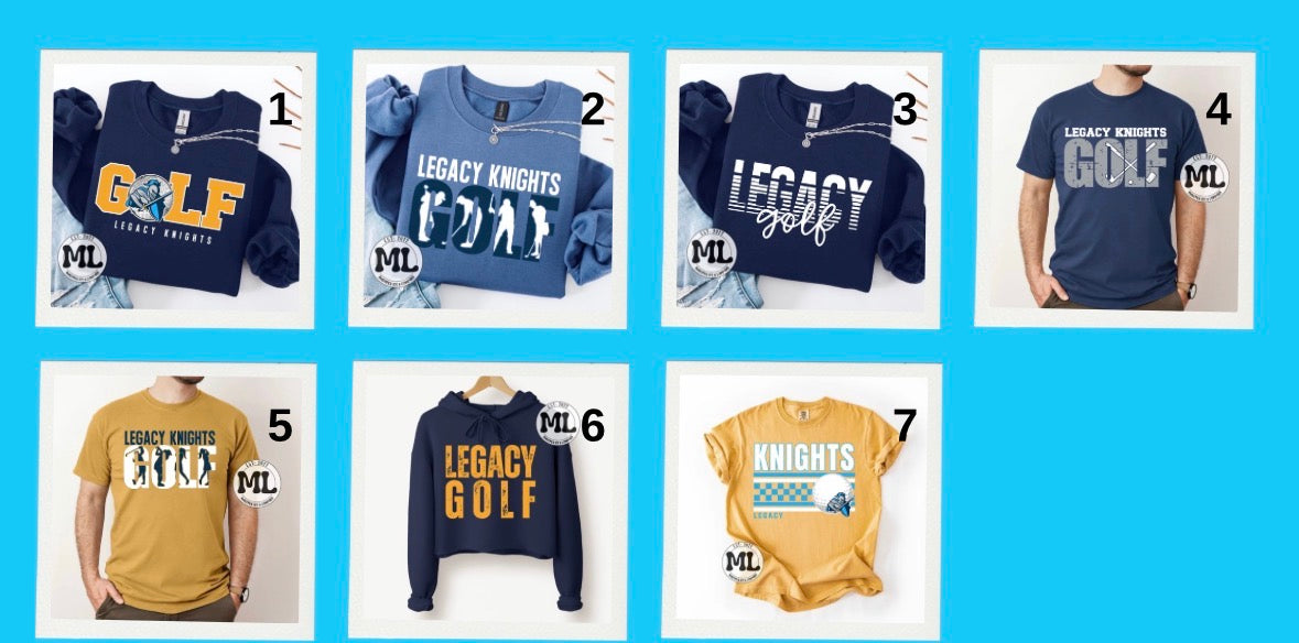 Legacy Knights golf collection