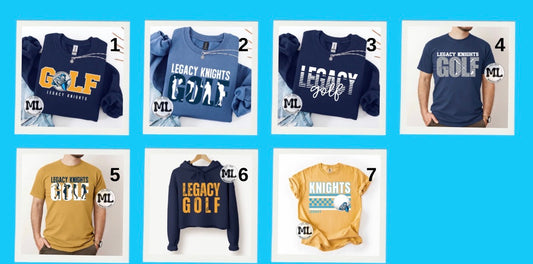 Legacy Knights golf collection