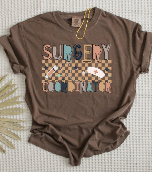 Surgery coordinator – neutral tones