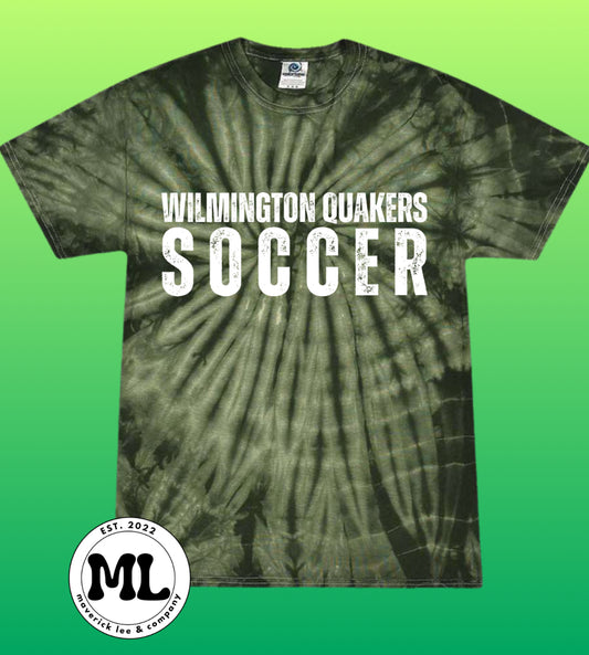 Wilmington Quakers soccer - white distressed