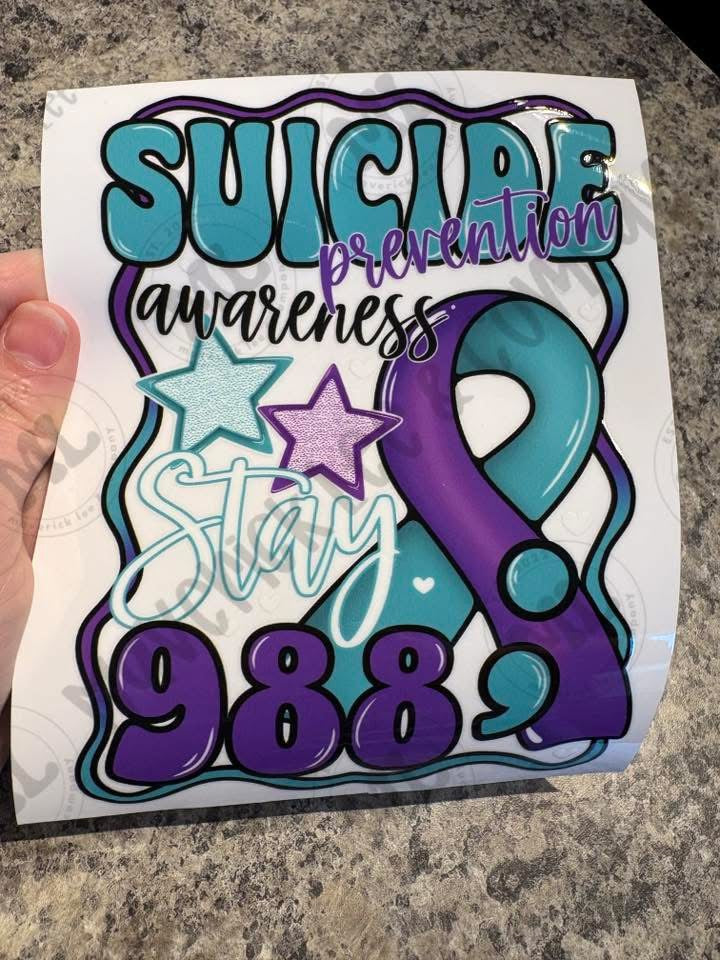 6 inch car decal in stock