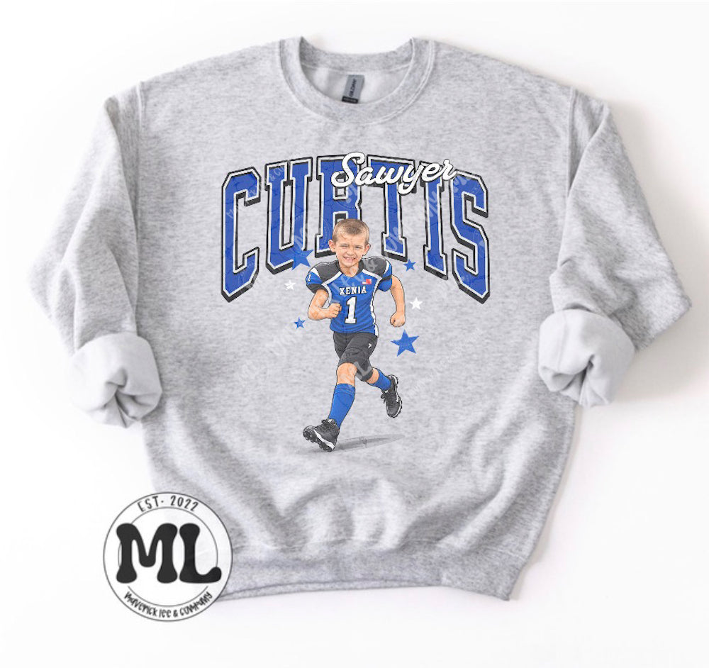 Sawyer Curtis Football Custom