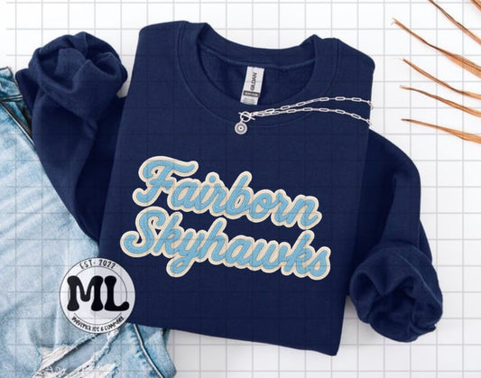 Fairborn faux crochet