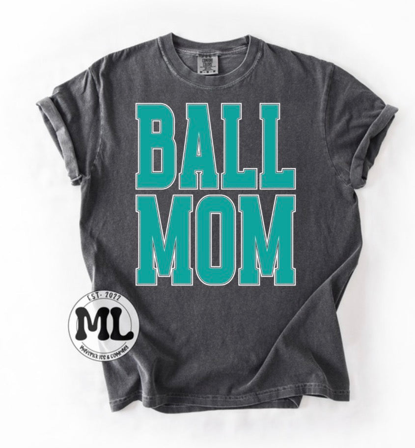 Teal ball collection