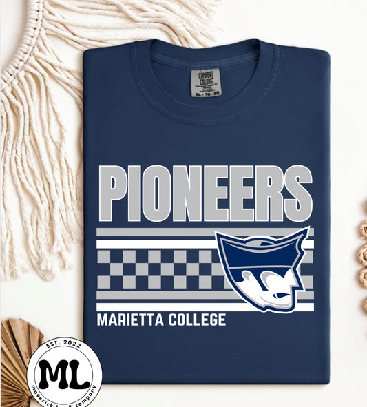 Pioneers multicolored checker