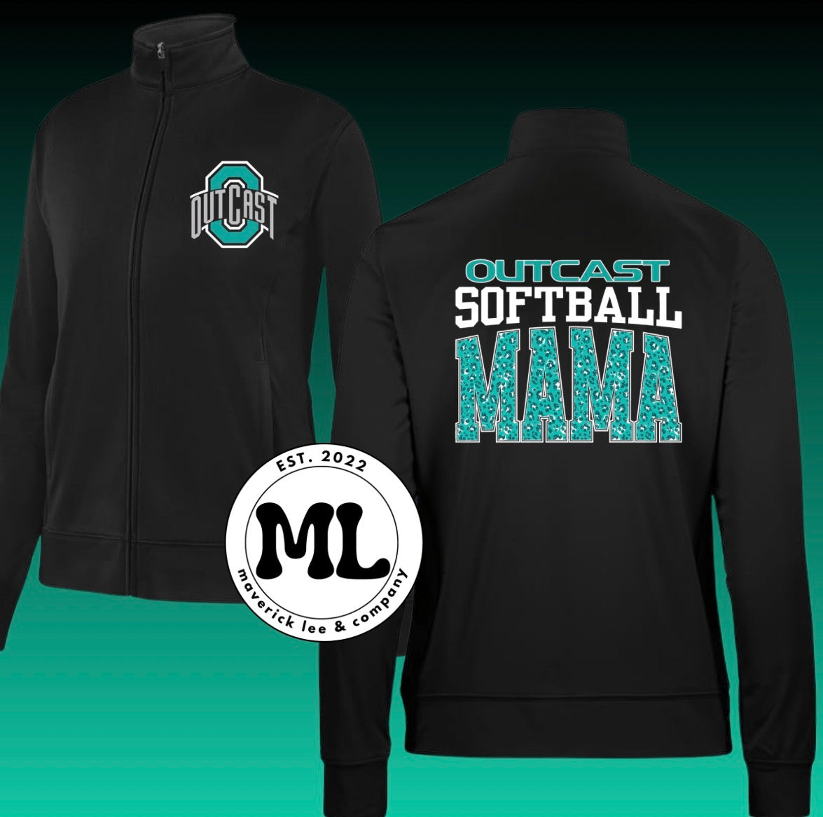 Outcast softball jacket