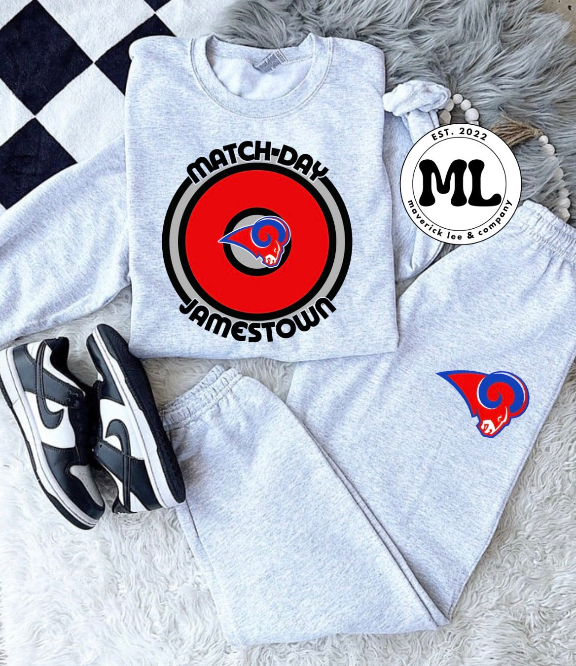 Jamestown Rams wrestling match day jogger set