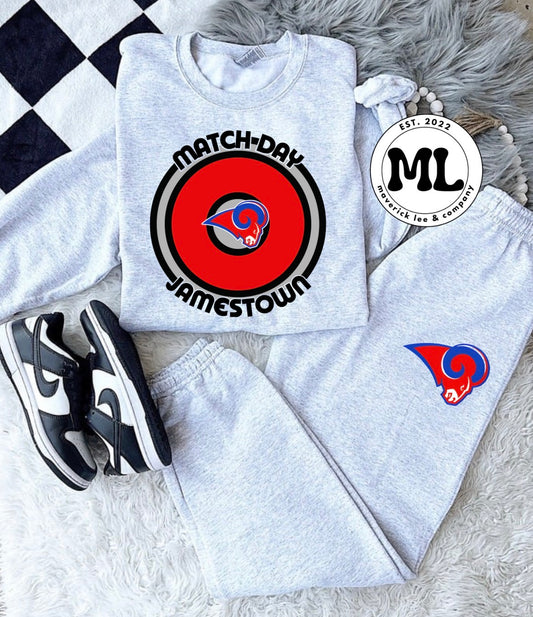 Jamestown Rams wrestling match day jogger set