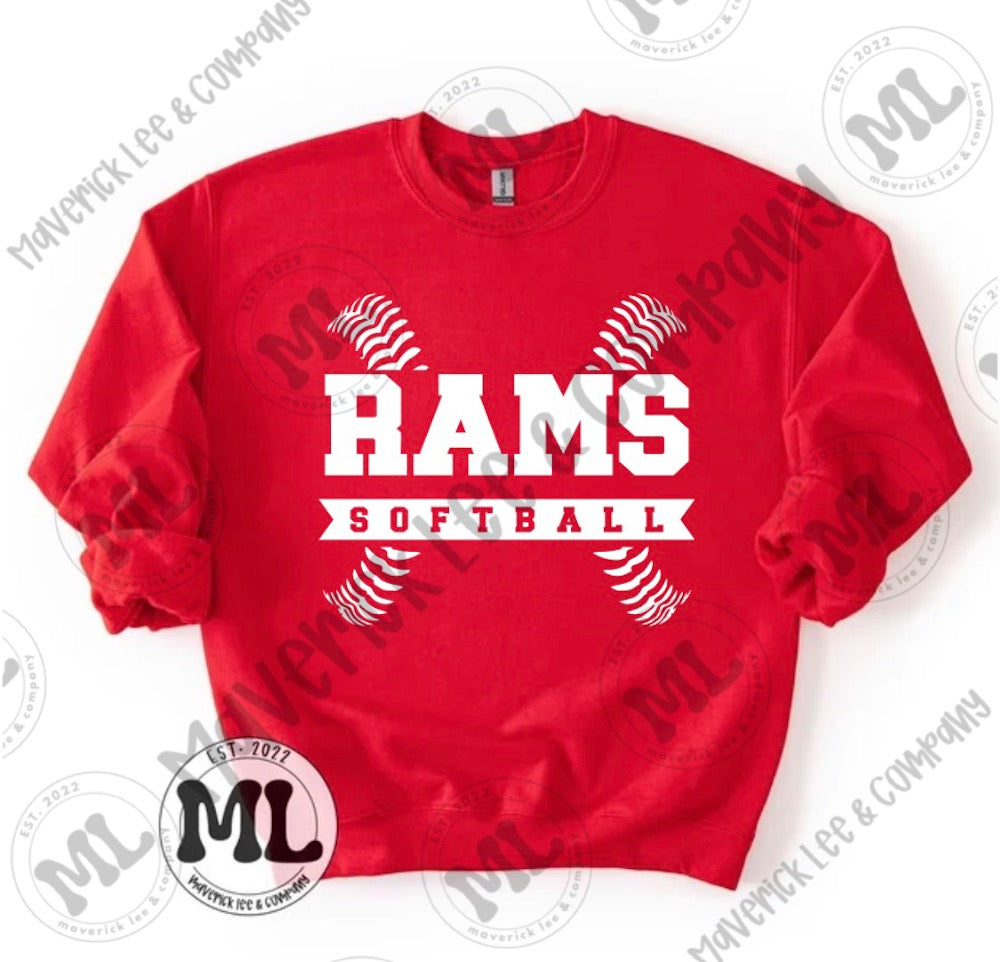 Jamestown Rams softball collection