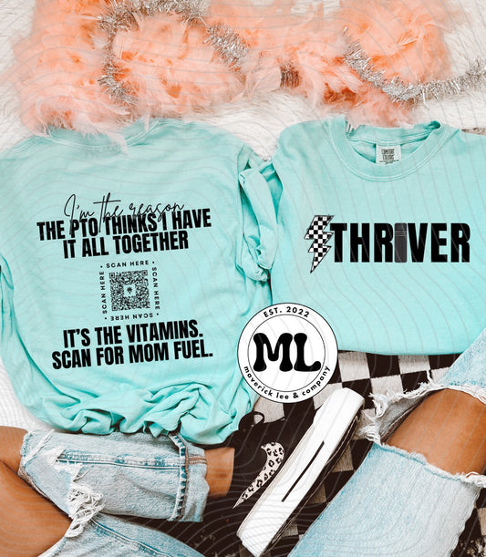 Thriver – PTO custom front + back