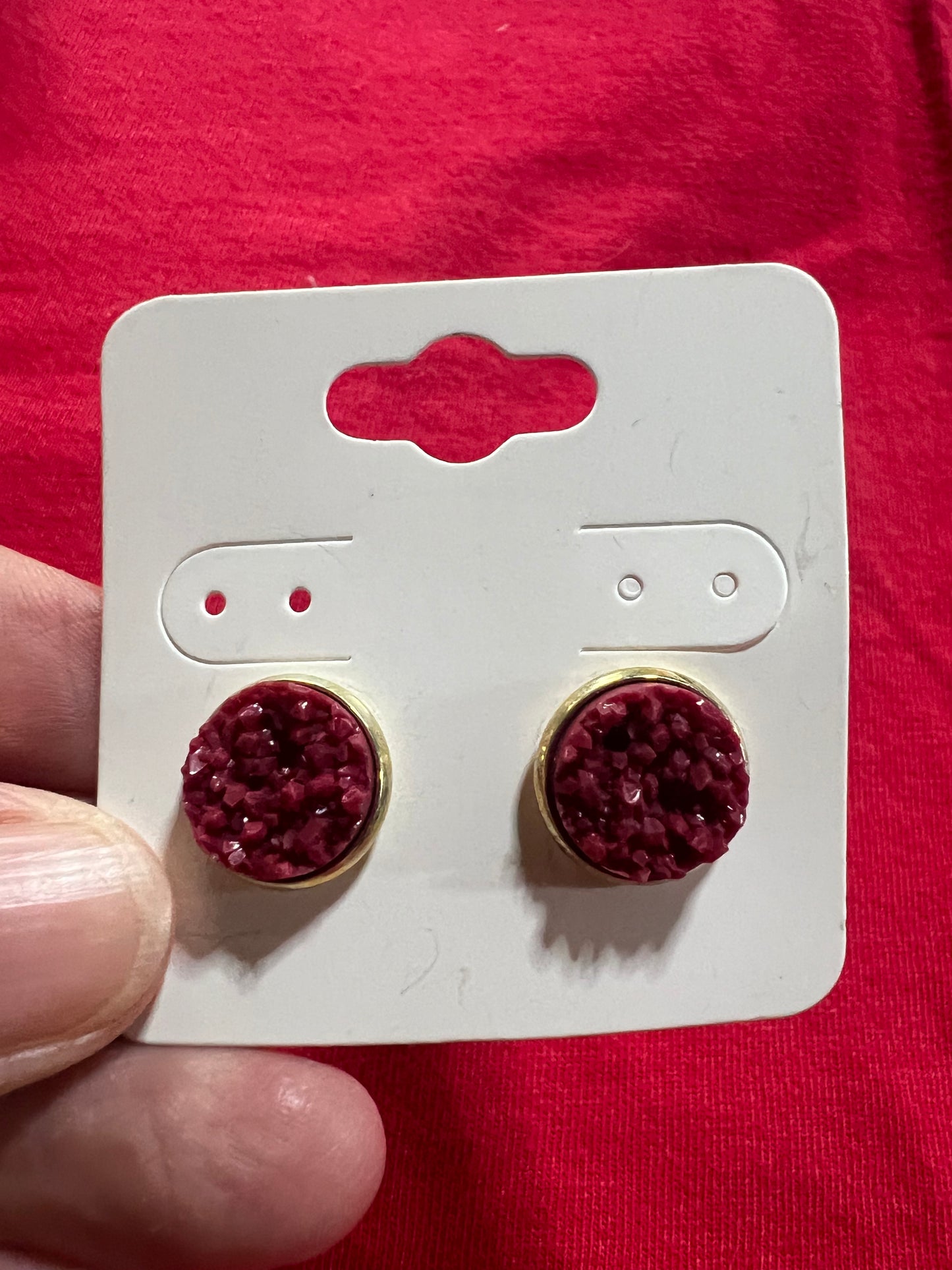In stock earrings 12mm