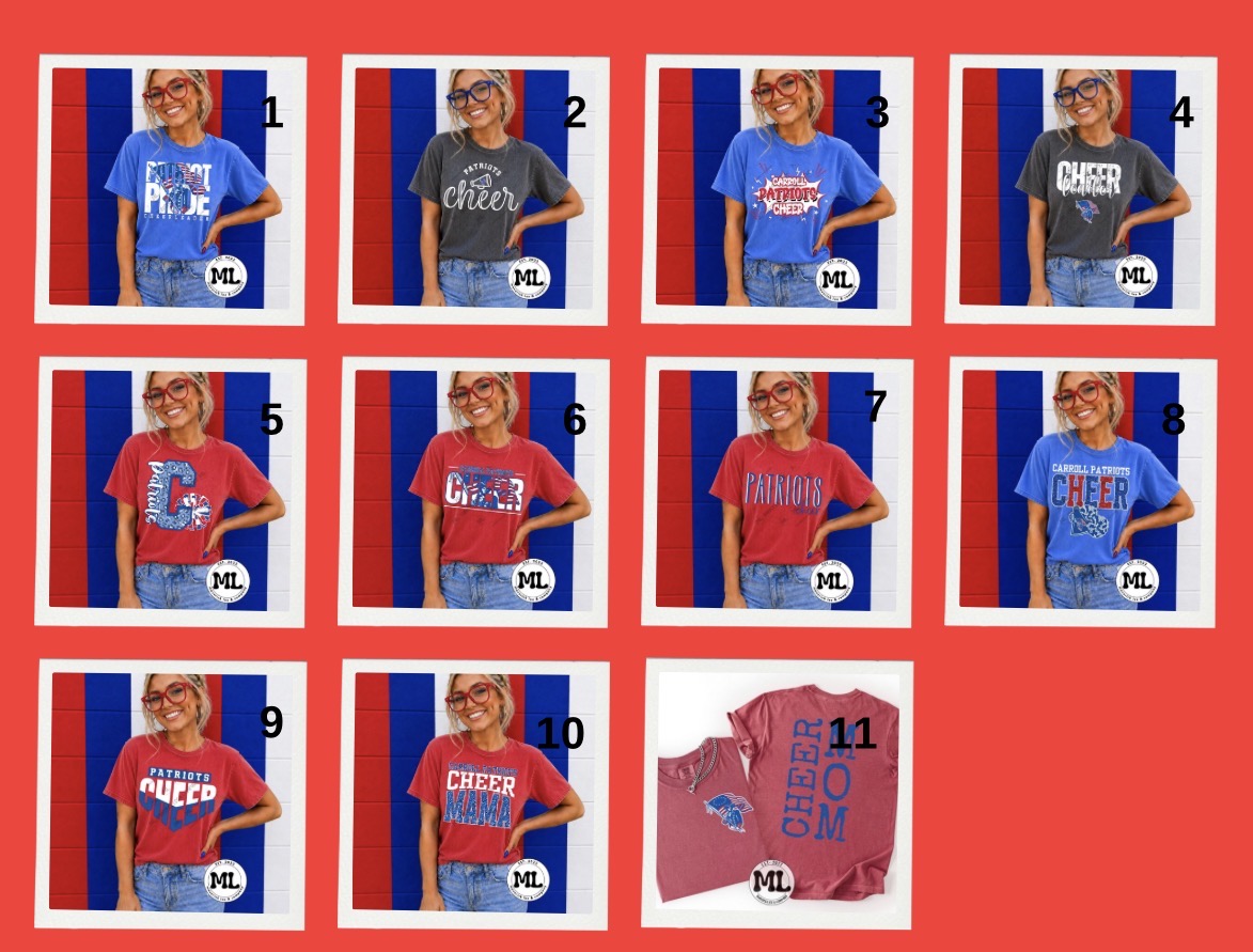 Carroll Patriots 2026 Cheer Collection