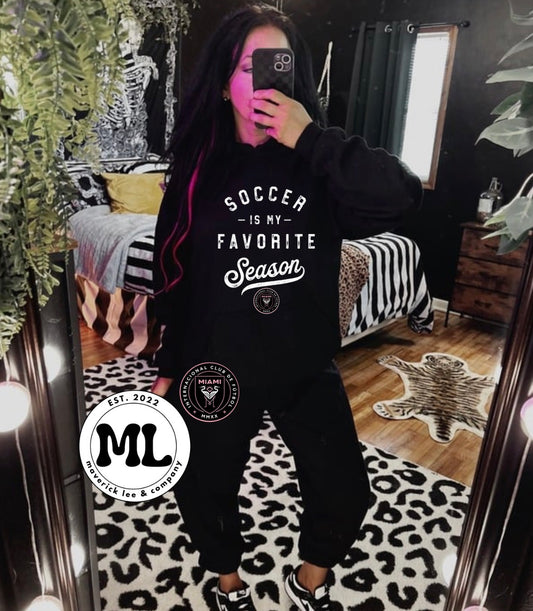 jogger set - soccer is my fav season