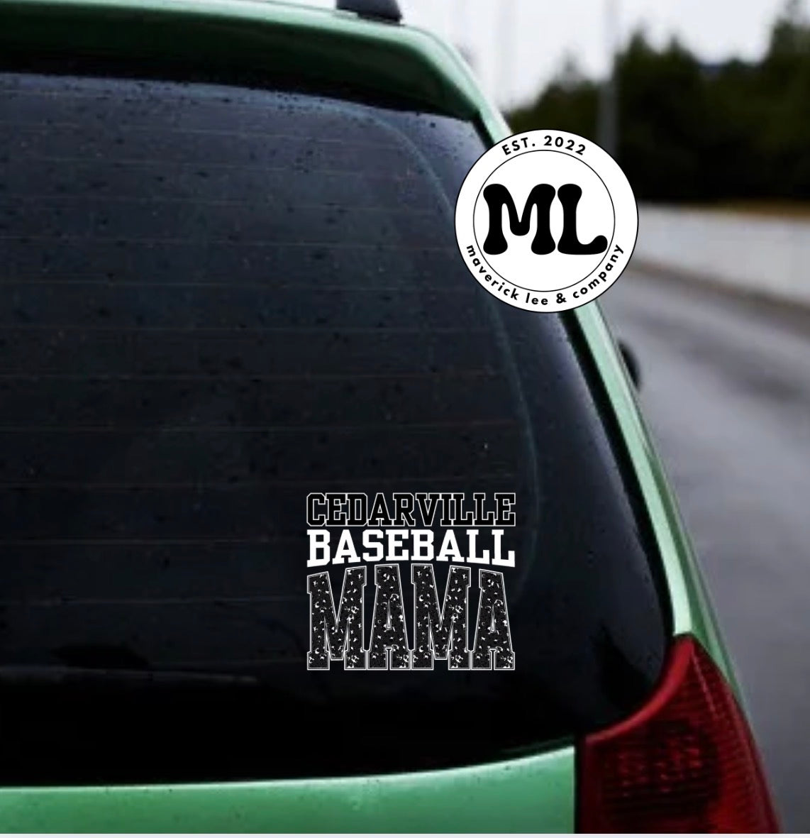 Cedarville Indians baseball mama 6” – UVDTF sticker
