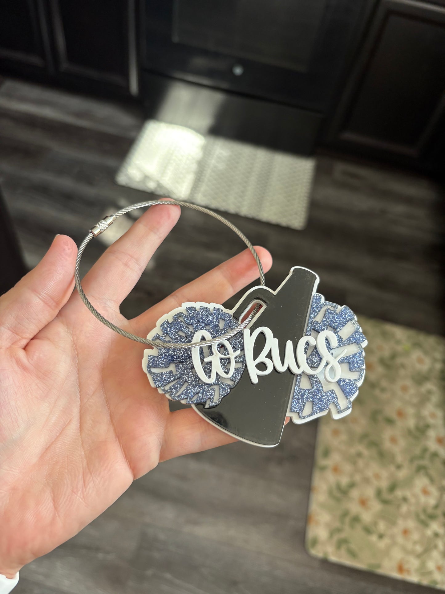 Go Bucs Bag tag in stock