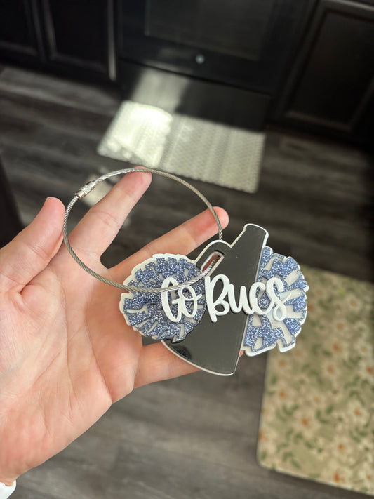 Go Bucs Bag tag in stock