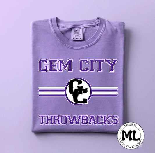 Gem city throwbacks - unisex varsity