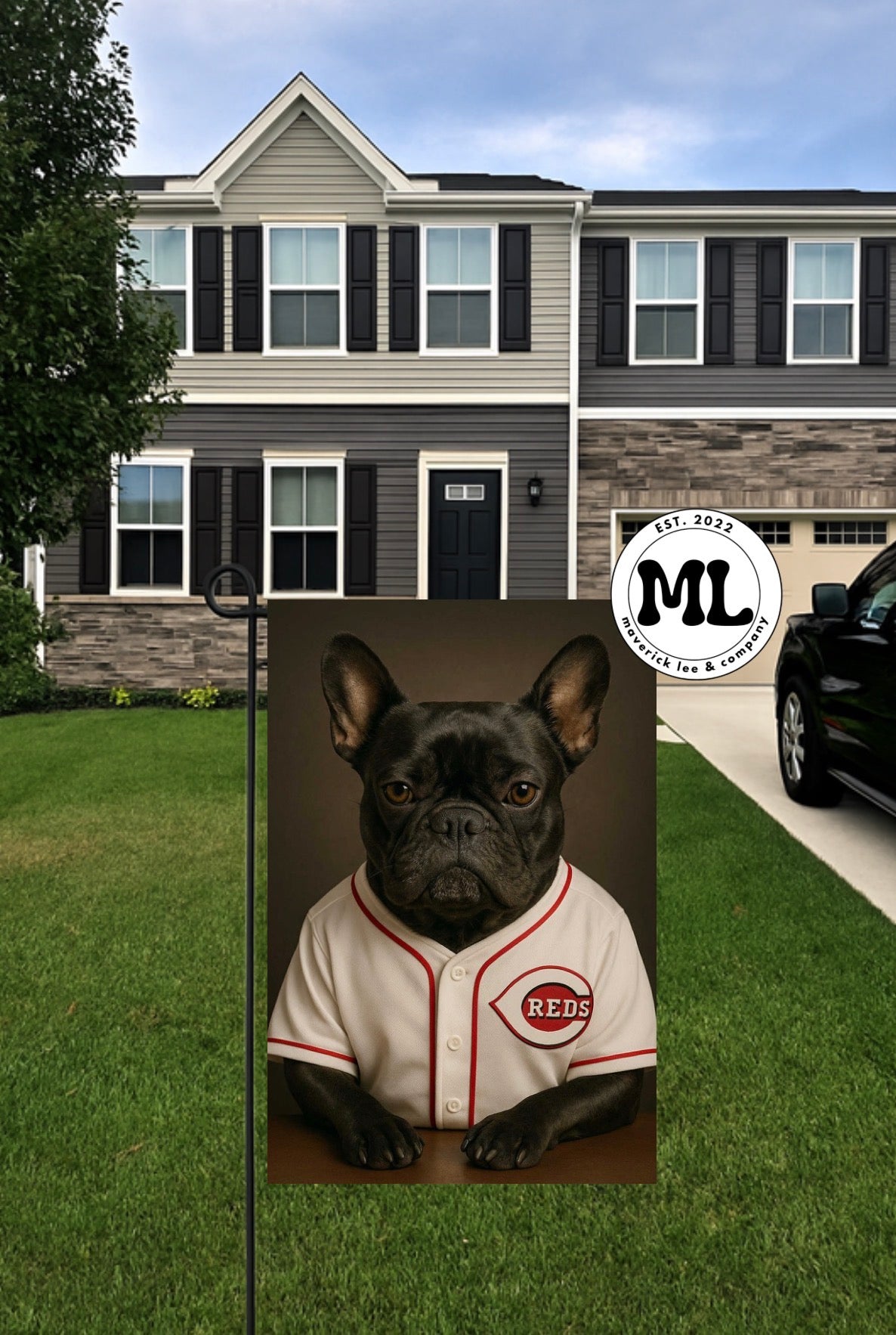 Custom pet garden flag