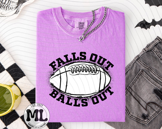 Fall out balls out white and black