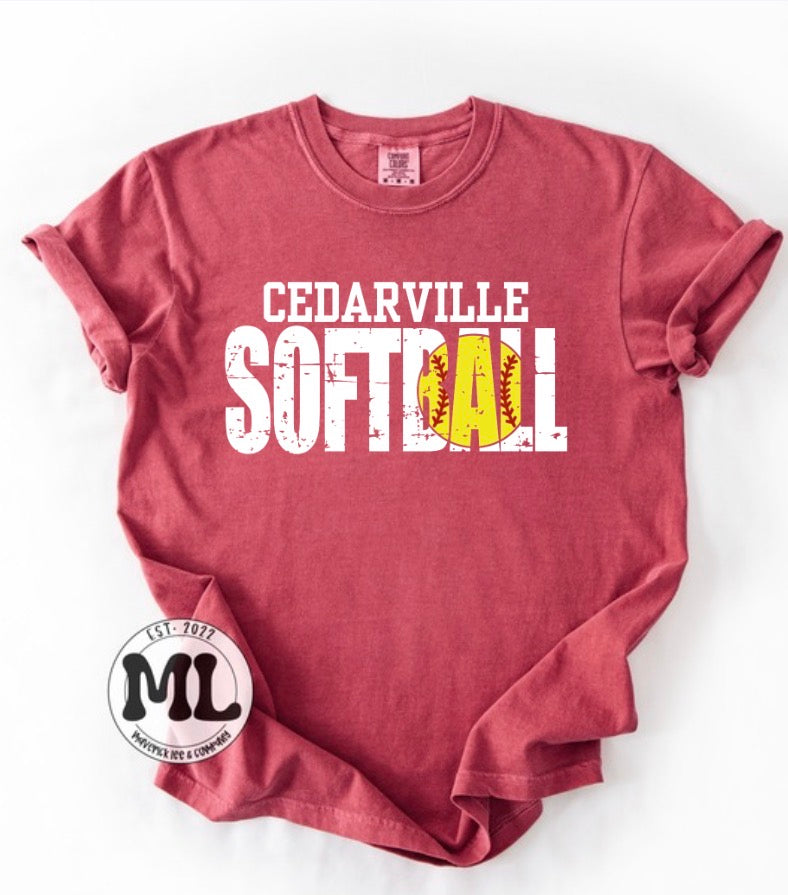 Cedarville Indians softball collection