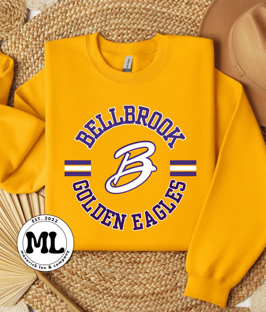 Bellbrook Golden Eagles - circle + lines