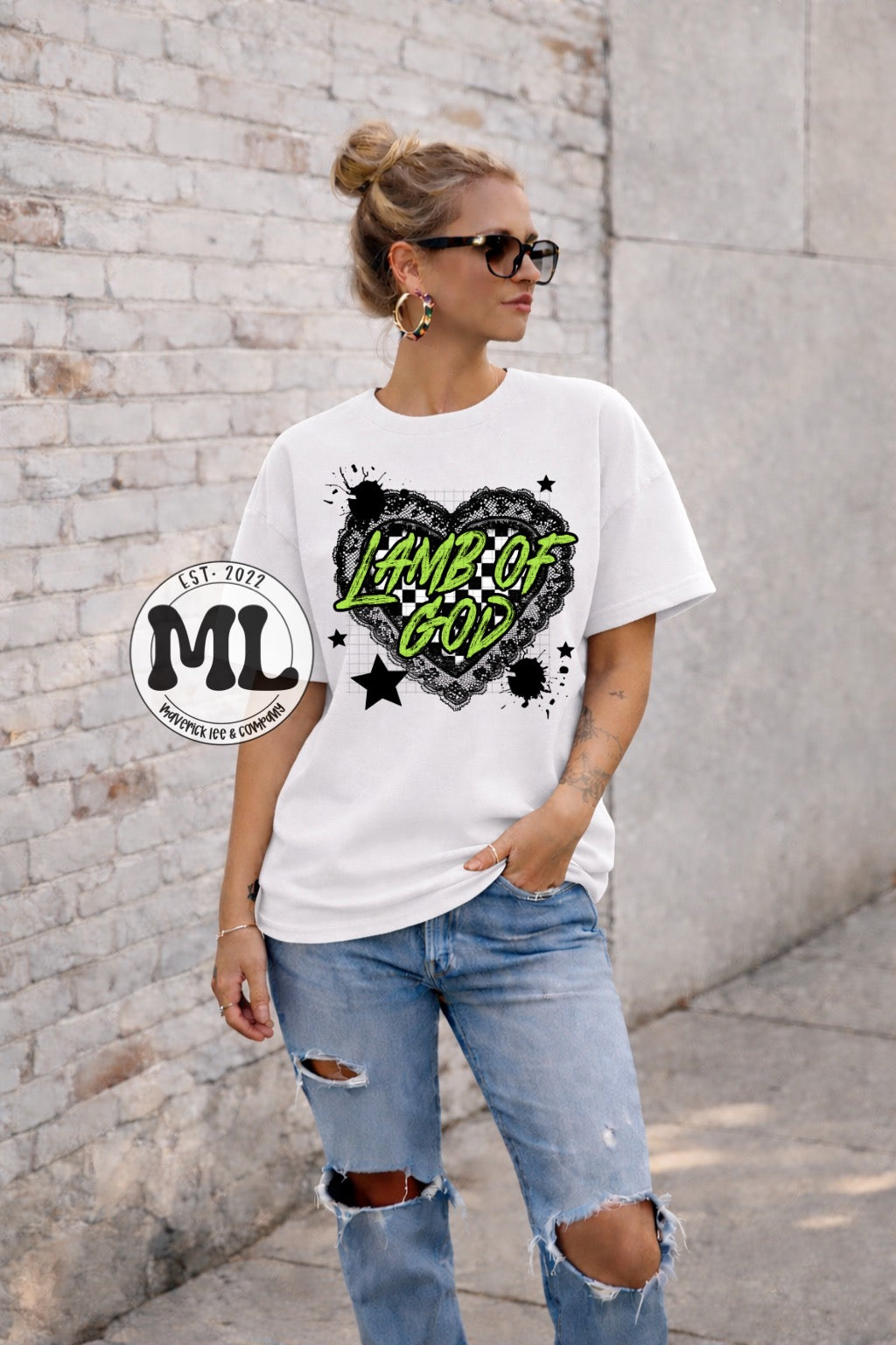 Black lace + green music collection