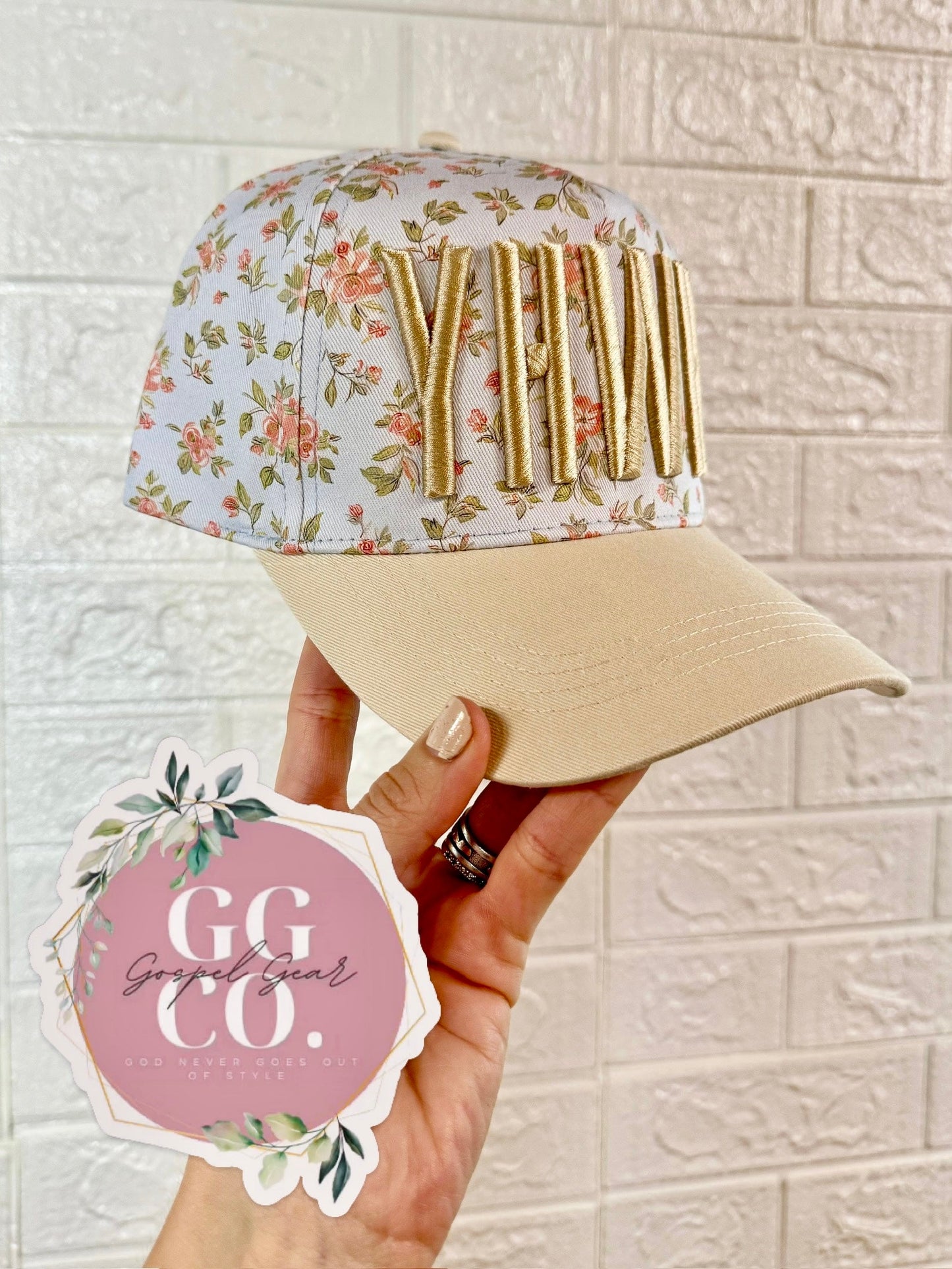 YHWH Puff Embroidered Hat