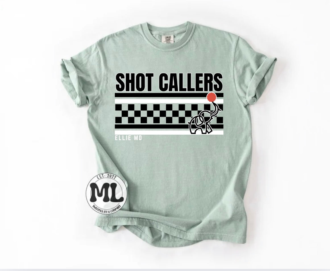 Shot callers - checkered multicolor