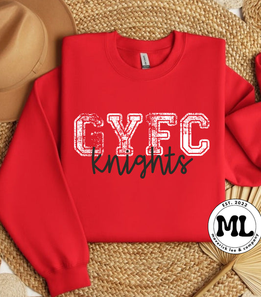 Greenon - GYFC knights distressed