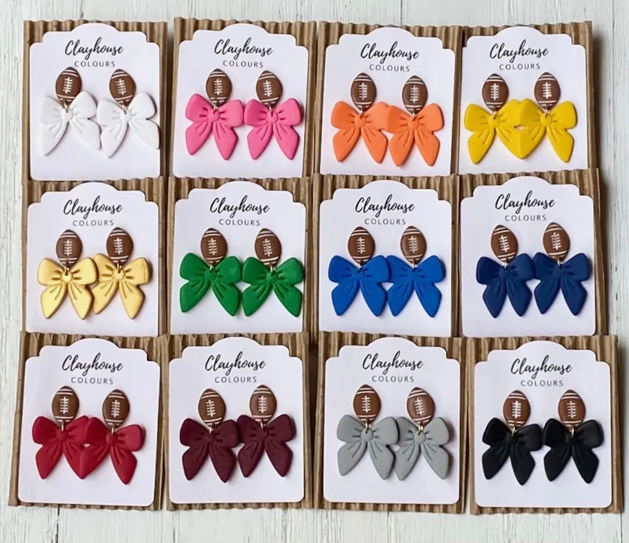 Sports bow Earrings