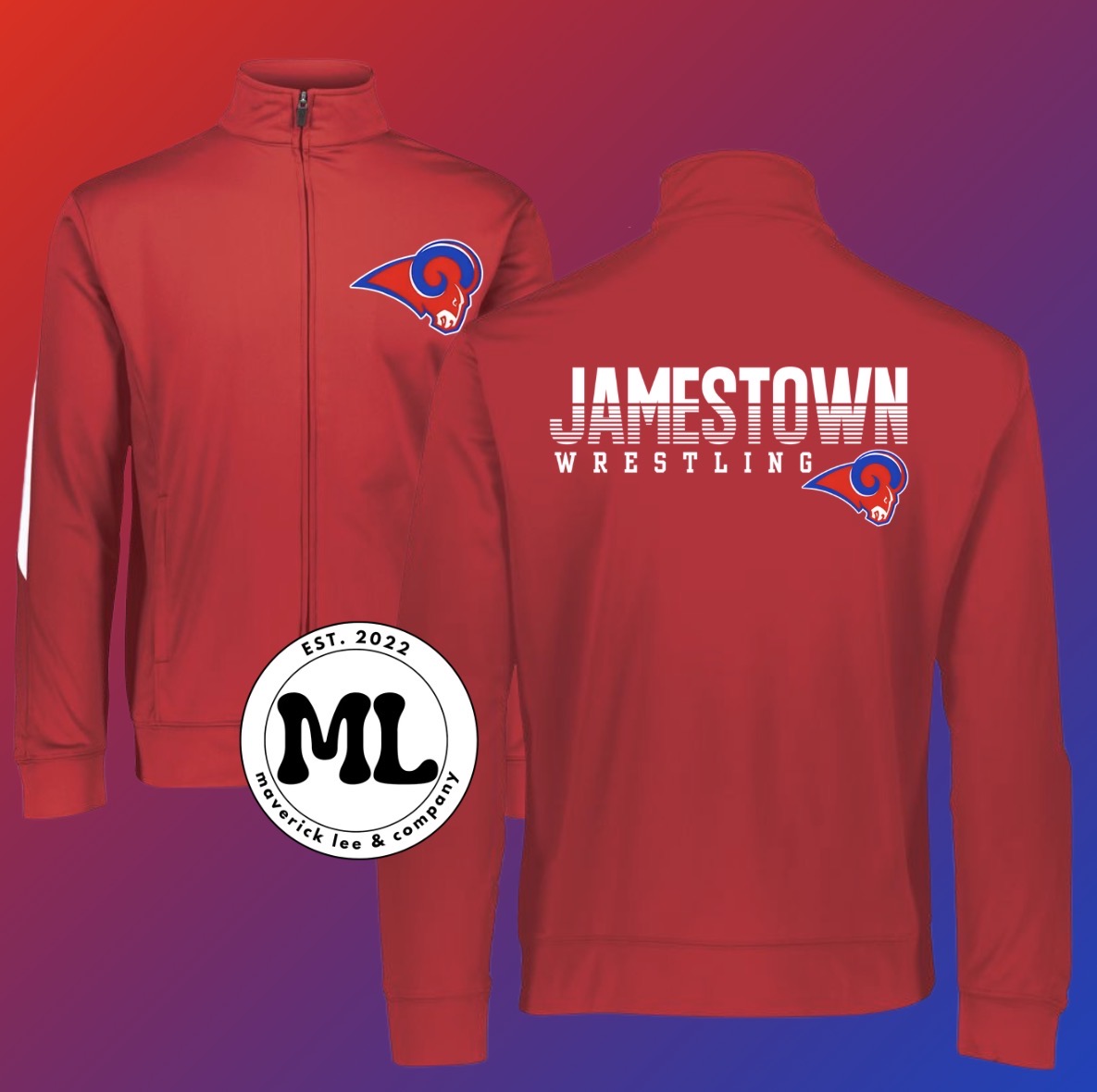Jamestown wrestling jacket 1