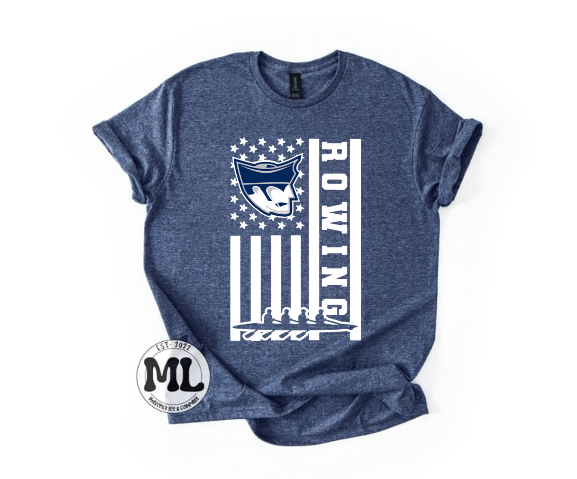 Marietta College - rowing - flag