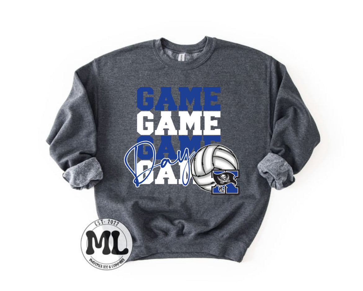 Xenia Volleyball Game day